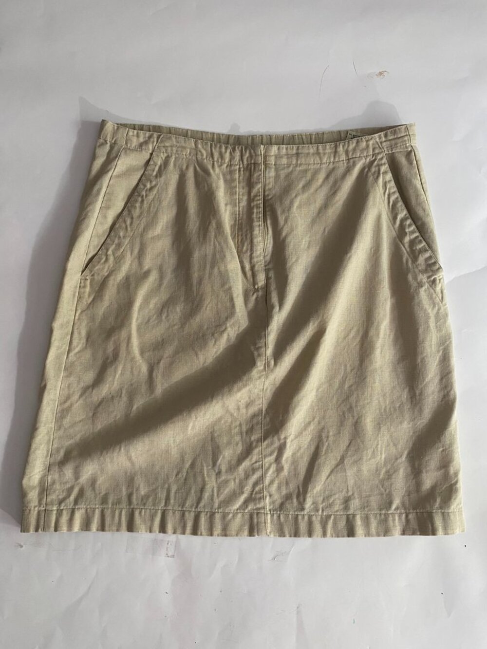 Eddie Bauer Linen/Cotton Blend Skirt